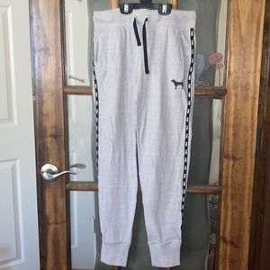 PINK Victorias Secret light jogger sweats